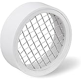 Roof Vent Cover Cap Stainless Steel Mesh for Round Furnace PVC Pipe | Dryer Vent Cover Outside for Vent Termination Cap, Drain Screen 2" Inner &amp; 2-3/8" Outer Diameter (2in 1 Pack)
