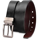 XZQTIVE Reversible Leather Belts for Women with Rotated Metal Buckle Fashion Women Belts