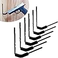 StrongTools Handgun Hanger, Wall Mount Pistol Rack Suitable for Desk or Wardrobe, Pistol Organizer for Displays and Cabinet (6 Packs for 6 Guns)