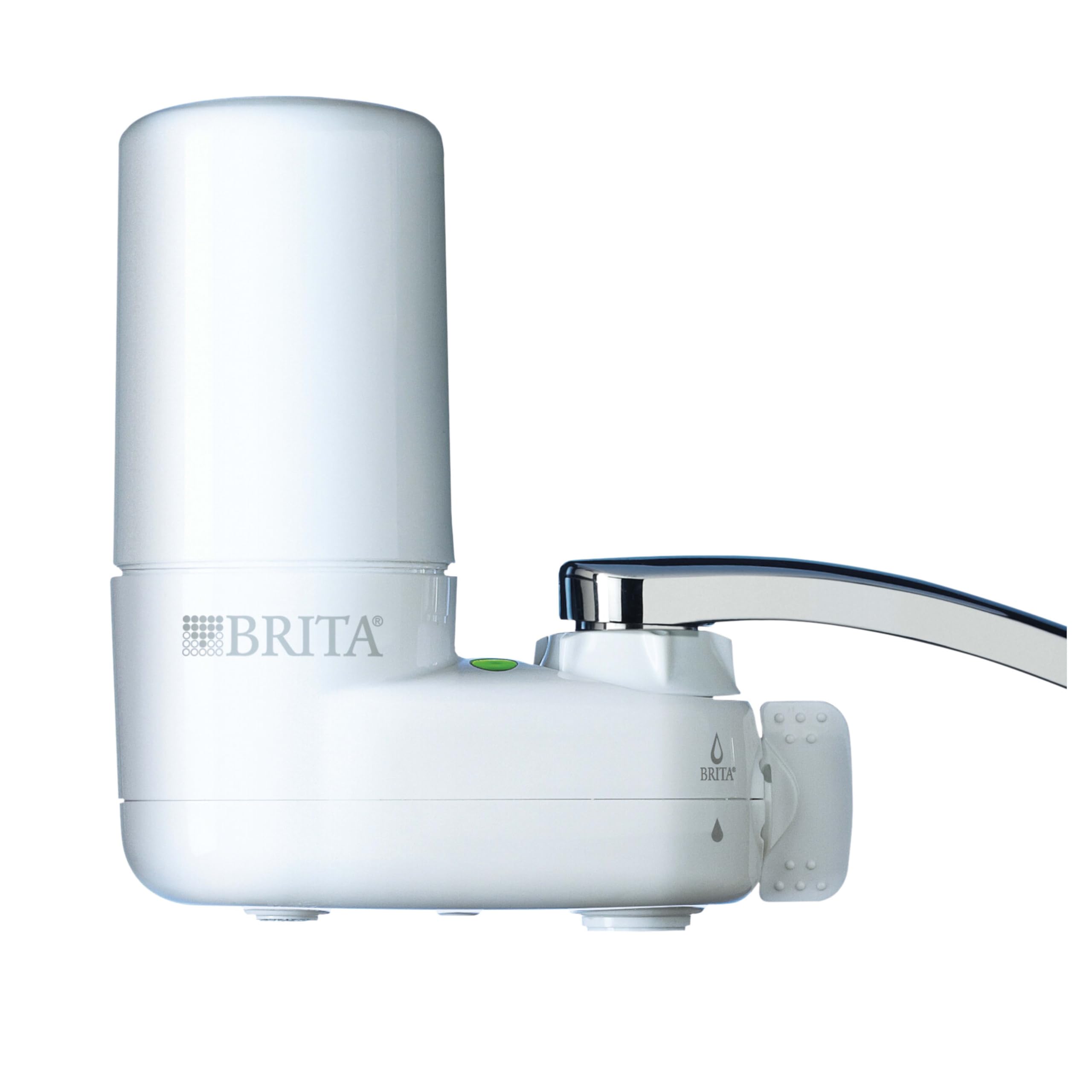 Brita Faucet Mount Water Filtration System, BPA-Free Faucet Water Purifier, Reduces 99% of Lead, Lasts Four Months or 100 Gallons, Kitchen Accessories