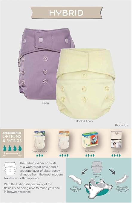best hybrid cloth diapers