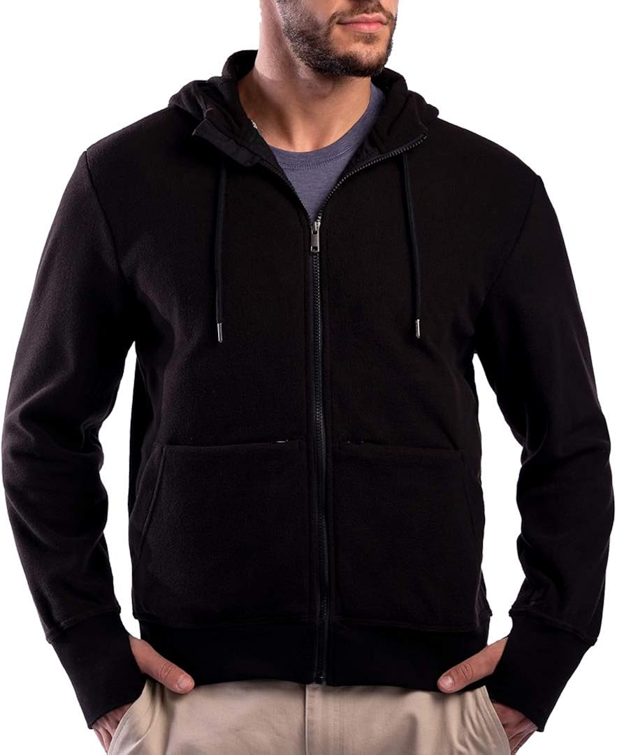 Micro fleece hoodie mens Clearance
