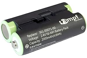 MPF Products 2000mAh 010-11874-00, 361-00071-00 Battery Replacement Compatible with Garmin Oregon 600, 600t, 650, 650t Handheld GPS Units