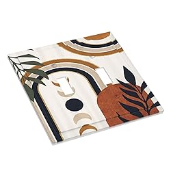 Spshian Gold Boho Mid Century Abstract Modern Moon