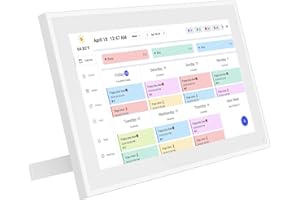 Canupdog Digital Calendar, 10.1inch Smart WiFi Digital Calendar&Chore Chart, 1920 * 1080 IPS Touch Screen HD Display for Family Schedules, Share Moments Instantly from Anywhere