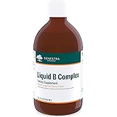 Genestra Brands Liquid B Complex | Broad Spectrum B-Vitamin Complex to Support Energy Metabolism, Red Blood Cell Formation, and Neurological Health | 15.2 fl. oz. | Natural Tangerine-Cherry Flavor