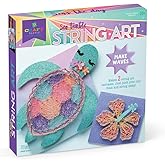 Craft-Tastic — String Art Sea Turtle for 2 Fun Craft Projects — Sea Turtle and Hibiscus Flower — Ages 10+