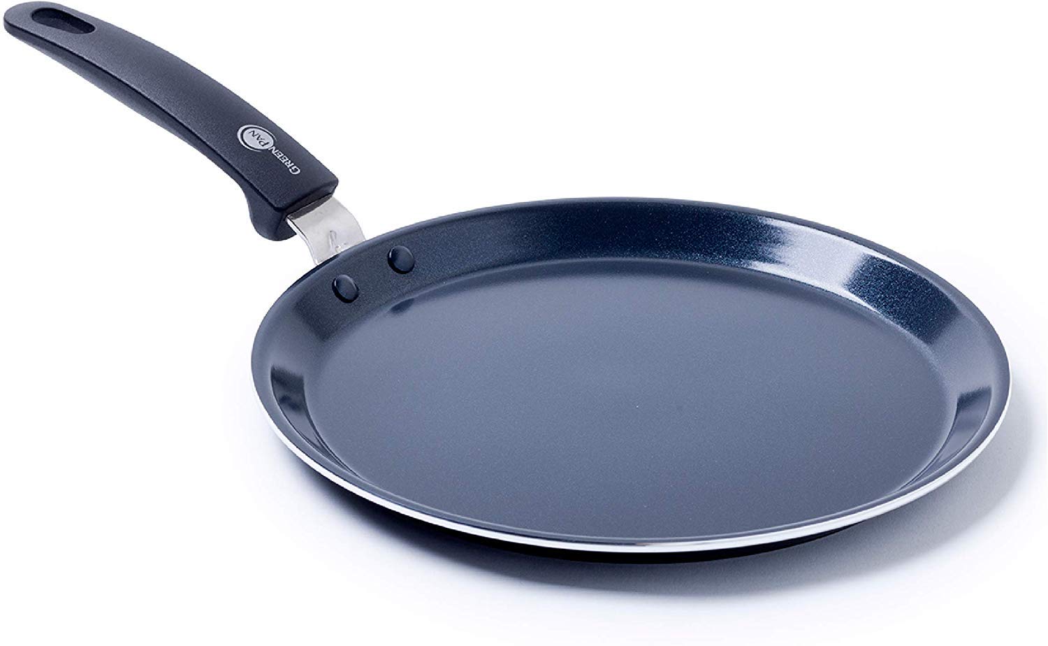 Buy GreenPan Essential Ceramic NonStick Open Dosa Pan (Grey, 28 cm