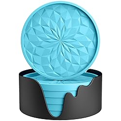 ME.FAN Silicone Coasters with Holder,[6