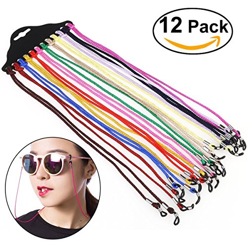 Eyewear Retainer,Nylon Eyewear Cord,Eyeglass Chains Neck String 12pcs