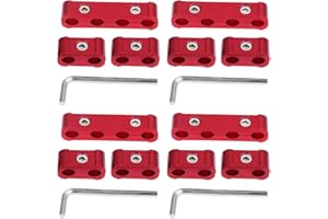 for spark plug wire separator Spark Plug Wire Separator 12 Pcs Aluminum Alloy Engine Wire Divider Spark Plug Wire Separator 8