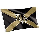 Desert Cactus University of Central Florida UCF Flag - 3 x 5 Feet Golden Knights Banner, Indoor/Outdoor Durable Fabric, 100% Polyester Design (Style Z)