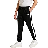 Reebok Boys Sweatpants - Active Performance Tricot Boys Joggers Athletic Pants with Elastic Waistband (Sizes Run Small)