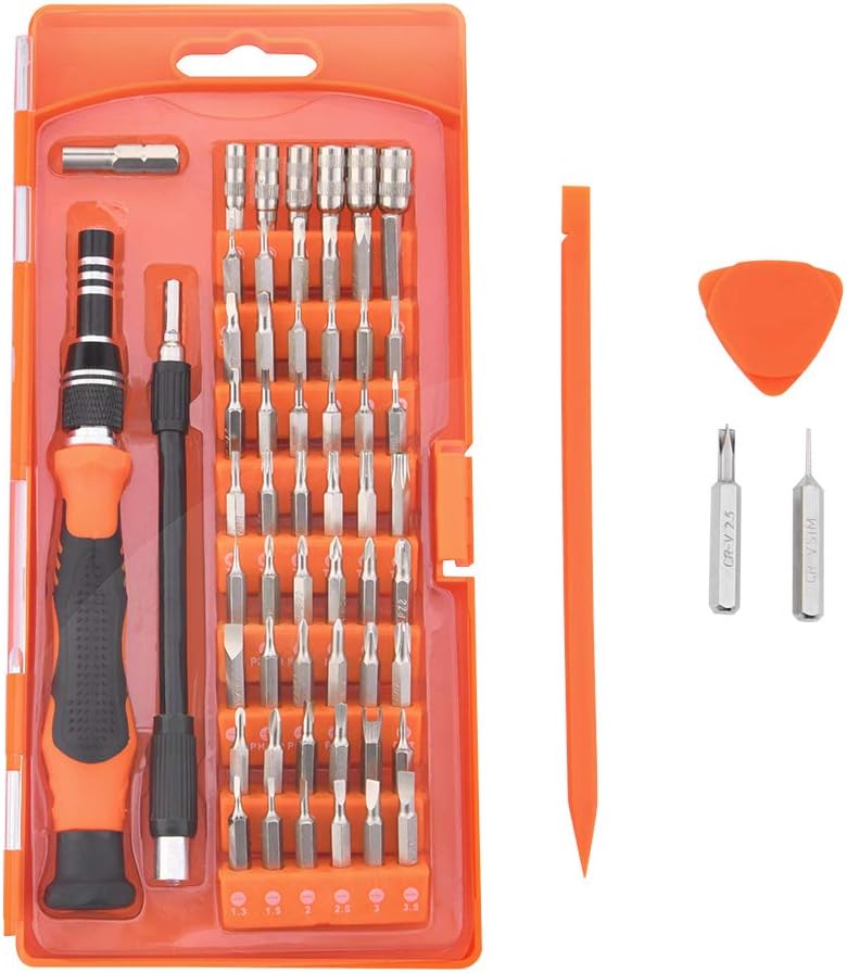 Precision Screwdriver Set with 56 Magnetic Driver Kits,62 in 1 Screwdriver Tool Set with Flexible Shaft,Openers,Professional Repair Tool Kit for Smartphones/Computers/Watches/Cameras/Toys