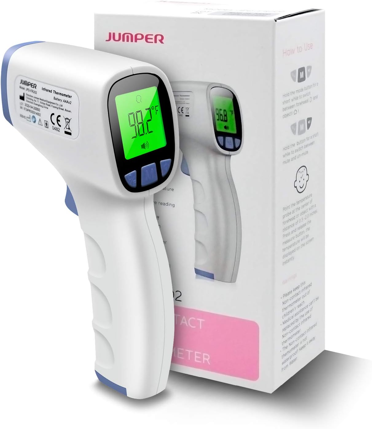 Forehead Thermometer, Infrared Baby Thermometer for Best Accuracy with 3 Ultra Sensitive Sensors,Medical Digital Fever Thermometer with New Algorithm,Instant Reading for Baby Kids and Adults