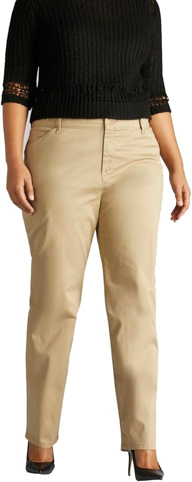 lee relaxed fit khakis women's