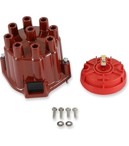 Amazon.com: NEW MSD DISTRIBUTOR CAP & ROTOR KIT,RED FINISH
