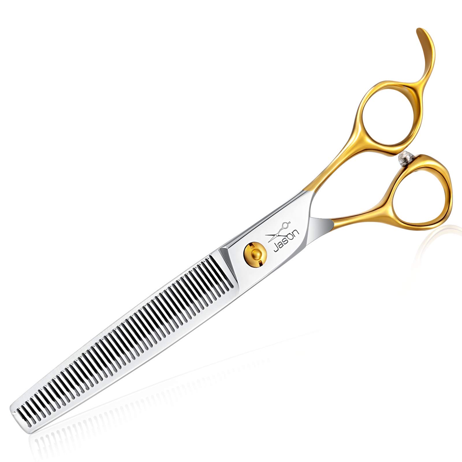 Photo 1 of JASON 7.5" Thinning Shears for Dogs 40-Teeth Dog Grooming Blending Shear Professional Pet Thinners Blender Scissors Trimming Kit for Groomers