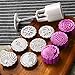Mooncake Mold for Mid Autumn Festival DIY Mooncake Cookies Press Mould with 6 Stamps(1 pack with 6 stamps) by Huaing