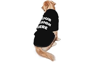 Personalized Dog Hooded Sweatshirt Custom Pet Pullover Hoodie Text/Image Small/Medium/Large Dogs,Puppy Shirt with Pocket