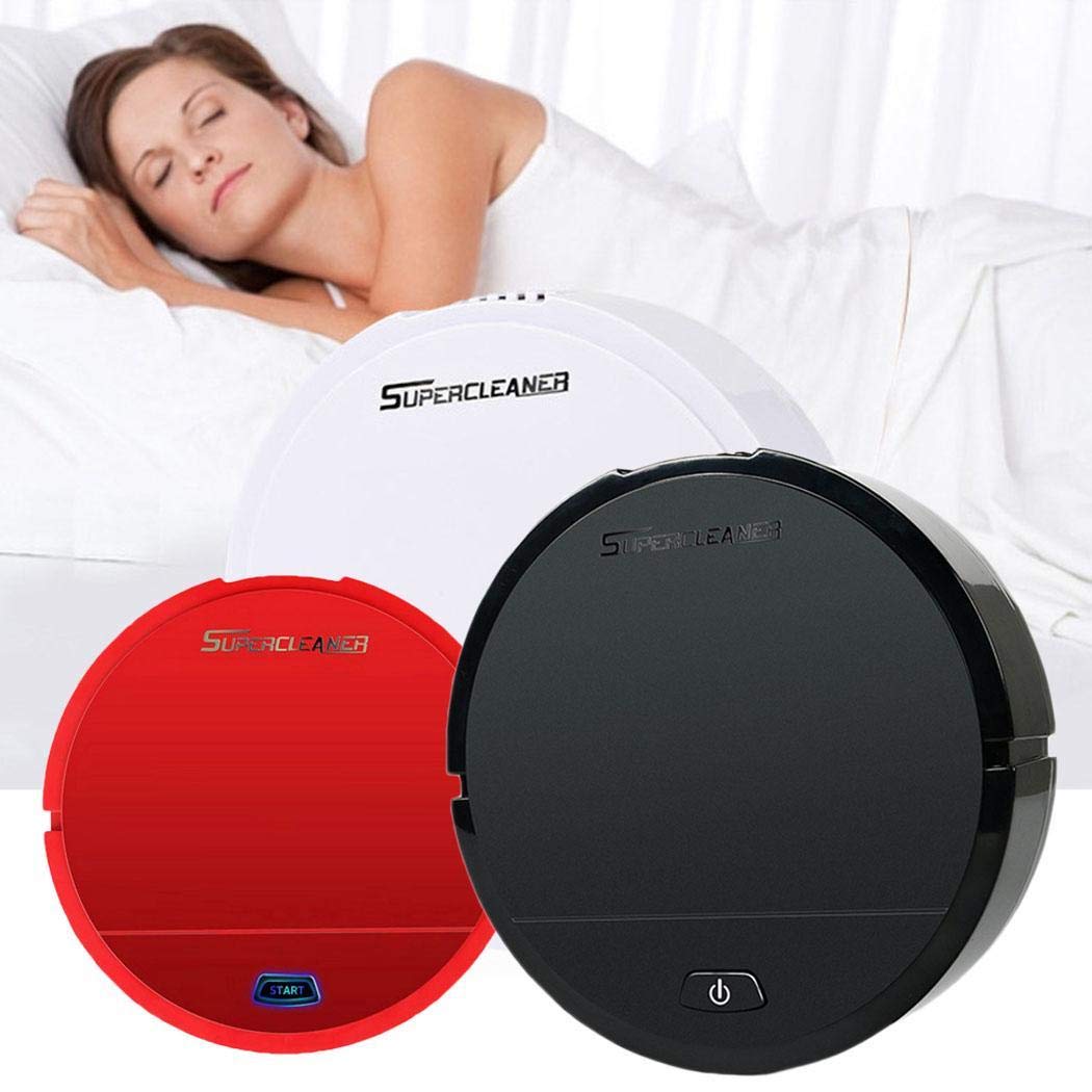 Robot Vacuum Cleaner Sweeping and Mopping Robotic Vacuum Cleaning Dust and Pet Hair, Strong Suction Route Planning on Hard Floor, Carpet and All Floor Types