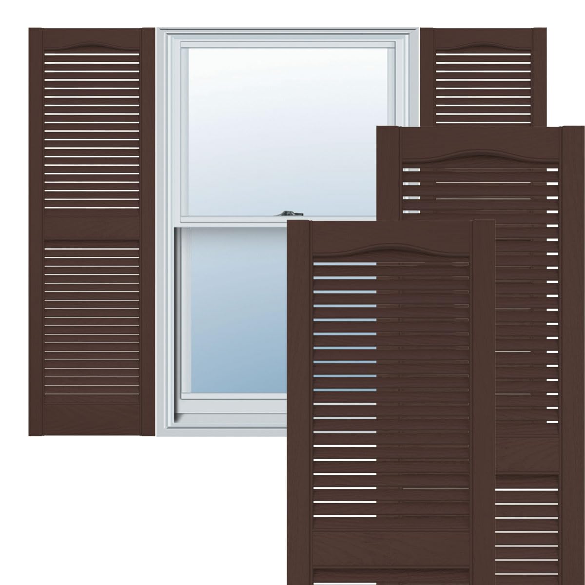 Ekena Millwork Lifetime Vinyl LL1S12X04300FB