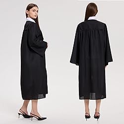 HX Graday Unisex Matte Graduation Gown,Choir Robes