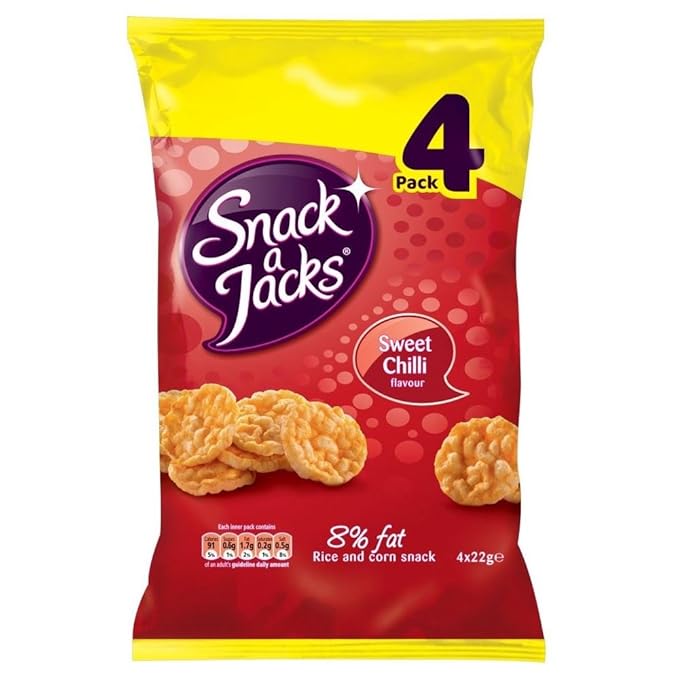 SnackaJacks Sweet Chilli (4x22g) Amazon.co.uk Grocery
