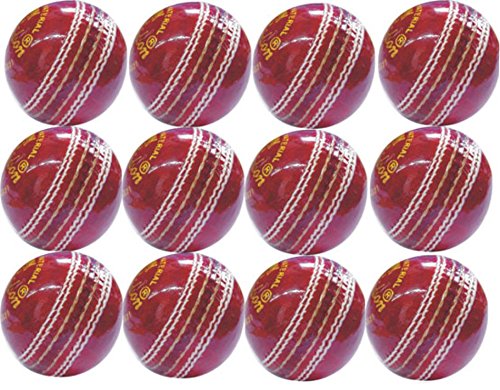 Davidson 6 Hand Sewn Cricket Balls 4 Piece Men's Size 5.5 OZ - Thumbnail 2