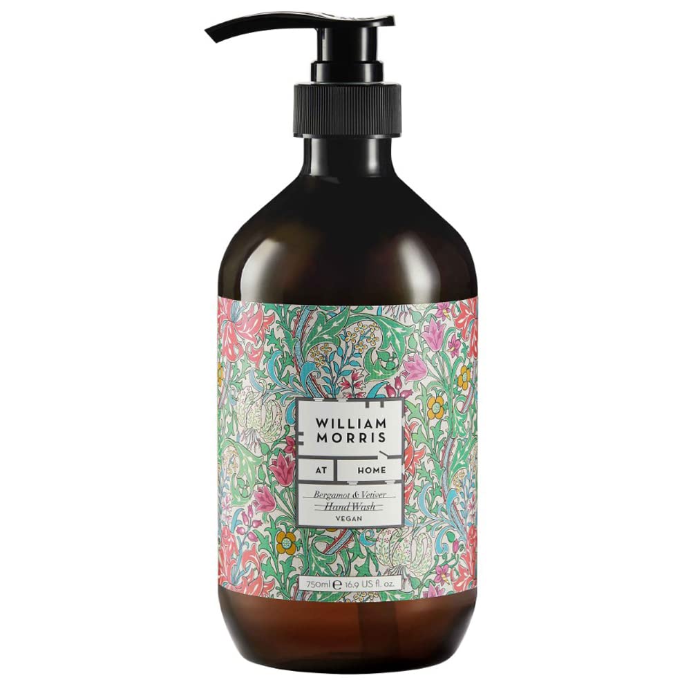 William Morris At Home Bergamot and Vetiver Hand Wash, 750ml