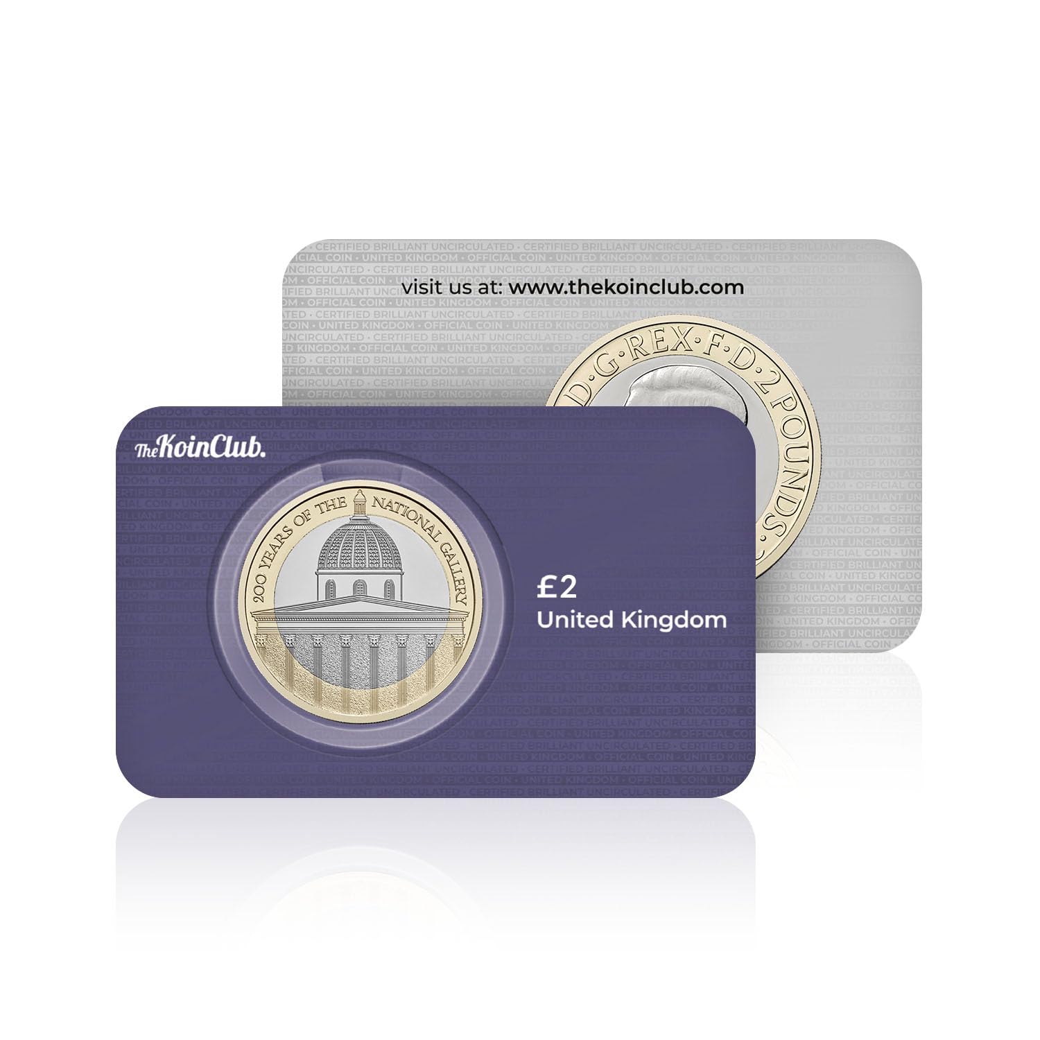 Koin Royal Mint National Gallery UK 2024 Brilliant Uncirculated BU 2 Pound Coin