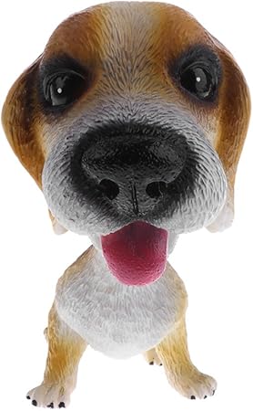 Amazon ボビングヘッド犬漫画車のダッシュボードの装飾振る頭動物フィギュアおもちゃ 5 説明したように おもちゃ雑貨 おもちゃ