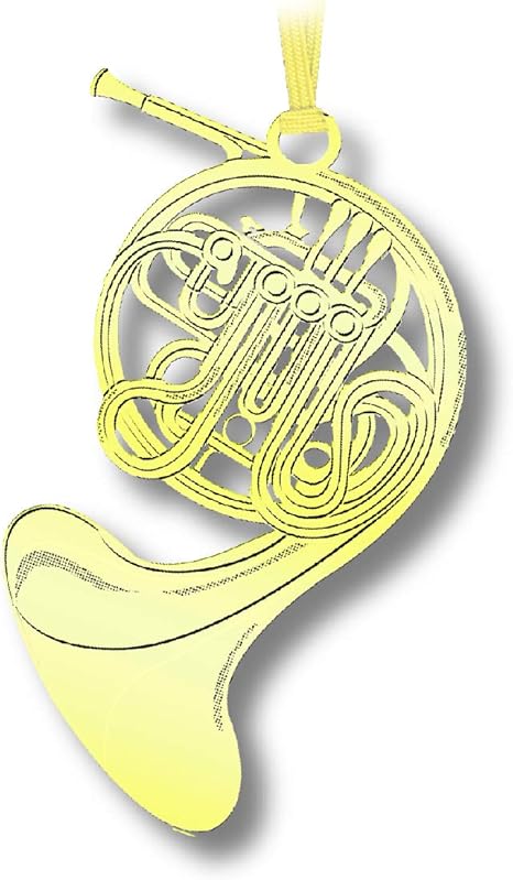 Amazon 金のしおり ホルン しおり 文房具 オフィス用品