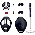 Cutting NOT Required Key Fob Shell Replacement for Mitsubishi Eclipse Endeavor Galant Lancer Outlander 3 Button Car Keyless Entry Remote Control Key Fob Case Cover (3 Button 1 Pcs)