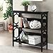 Convenience Concepts Omega 3 Tier Bookcase, Black