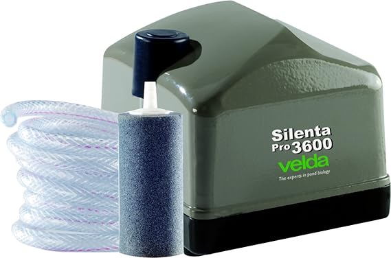 Velda 125090 Professionelles Belüftungsset für Teiche bis 15000 Liter, 35 Watt, Silenta Pro 3600
