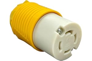 Sintron NEMA L14-30R 30 Amp, 125/250 Volt, 3 Pole, 4 Wire, ETL Listed, Female Plug Locking Connector for Generator Power Inlet Box, Large Power Tool, Industrial Grade, Grounding 3750/7500 Watts.