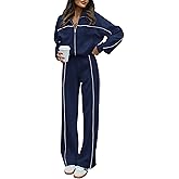 BTFBM Women's Two Piece Tracksuit Spring 2026 Long Sleeve Zip Up Sweatshirt Long Pants Outfits Jogger Sweatsuit Sets