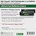 18650 Rechargeable Lithium Ion Batteries – EcoGear FX Long Lasting, High Performance 3.7V 3000mAh Li-ion 2 Pack with Protection Circuit Board (PCB) – (Only for LED Flashlights)
