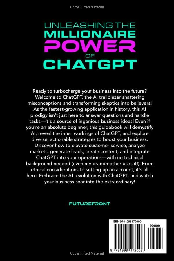 Unleashing the Millionaire Power of ChatGPT: Make More Money as a Beginner, Entrepreneur, or Business Owner with AI Chatbots & Custom Prompts - Boost ... Creation (Money Mastery in the Digital Age) Unleashing the Millionaire Power of ChatGPT: Make More Money as a Beginner, Entrepreneur, or Business Owner with AI Chatbots & Custom Prompts - Boost ... Creation (Money Mastery in the Digital Age) Pape