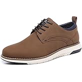 DECARSDZ Mens Dress Shoes Casual Oxford Shoes Business Formal Derby Sneakers Walking Shoe