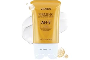 VRAIKO AH-8 Neck Firming Cream, 2-In-1 Gua Sha Neck Cream Roller with AH8, Nourish Hydrate Double Chin Cream for Face Lift, J