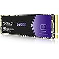 ORICO e5000 2TB M.2 NVMe SSD, PCIe Gen4x4 with 5200MB/s Read 3600MB/s Write, 3D QLC NAND Internal Solid State Drive SLC Dynamic Cache, Compatible with Desktop, Laptop and Mini PC