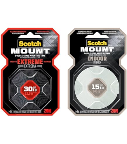 Dpm Tapes VHB - Almohadillas Cinta De Espuma Acrílica Rectangular Extrafuerte De Doble Cara, Resistencia Al Agua