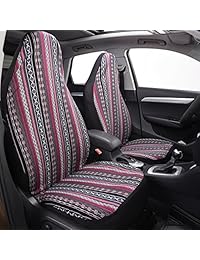 Fundas de asiento de coche estilo étnico, ajuste universal, apto para la mayoría de los asientos, sedantes, camiones, sedanes