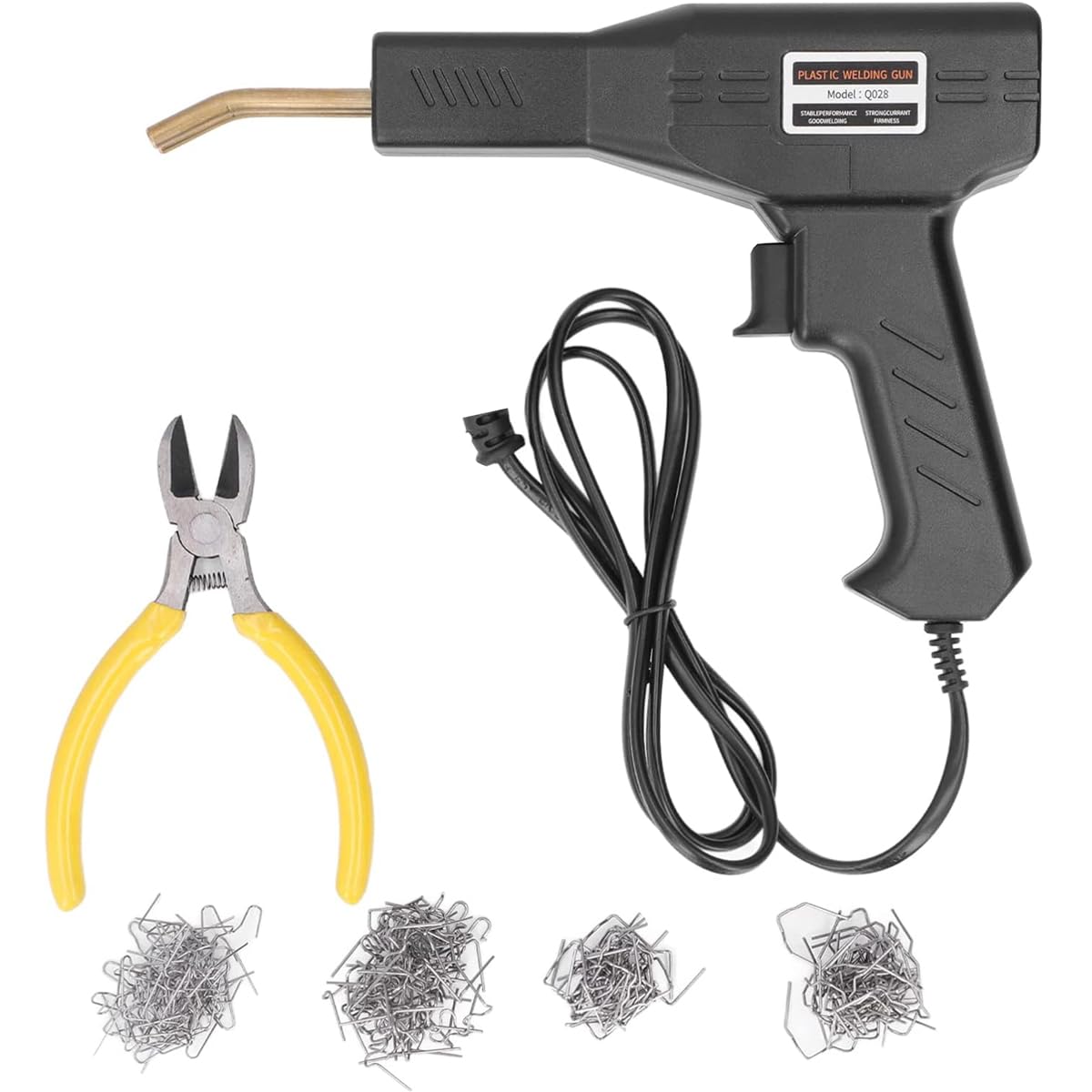 Tiardey 220W Plastic Welding Machine,Car Bumper Crack Repair Kit,200 Pieces Thermal Stapler Plastic Welding Machine,Car Bumper/Auto Parts/Kayak/Canoe Welding Repair Machine