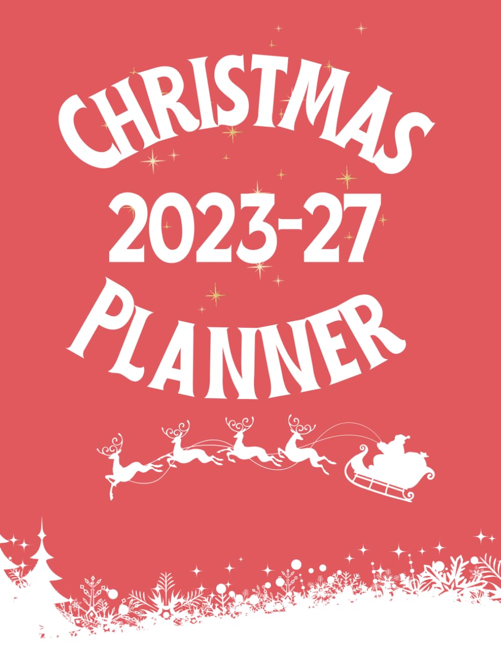 Ultimate Christmas Planner a 297-page, paperback, five-year festive planner