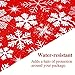 100 Pcs 10x13 Winter Snowflakes Designer Poly Mailers, Ohuhu Christmas Shipping Bags with Self Seal Adhesive, Waterproof and Tear-Proof Postal Bags