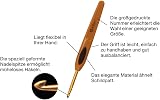 Clover Soft Touch Crochet Hook 3.00mm - Comfortable Handle Brand Clover view 2