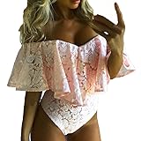 Keepfit Ruffle Off Shoulder Mini Jumpsuit, Sheath